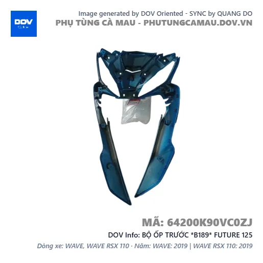 BỘ ỐP TRƯỚC *B189* FUTURE 125 — 64200K90VC0ZJ