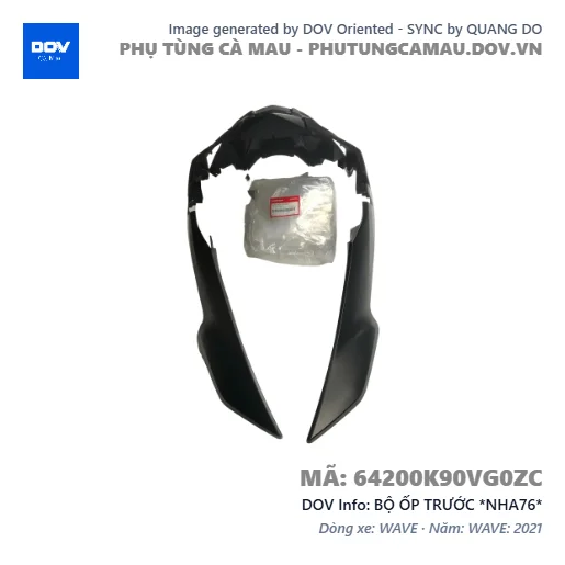 BỘ ỐP TRƯỚC *NHA76*  — 64200K90VG0ZC