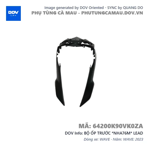 BỘ ỐP TRƯỚC *NHA76M* LEAD — 64200K90VK0ZA