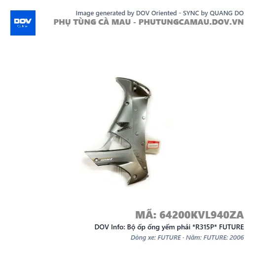 Bộ ốp ống yếm phải *R315P* FUTURE — 64200KVL940ZA