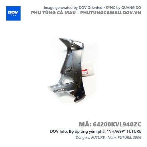 Bộ ốp ống yếm phải *NHA69P* FUTURE — 64200KVL940ZC