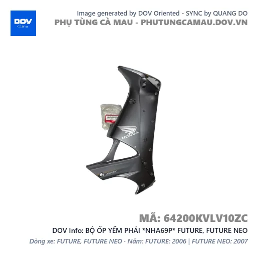BỘ ỐP YẾM PHẢI *NHA69P* FUTURE, FUTURE NEO — 64200KVLV10ZC