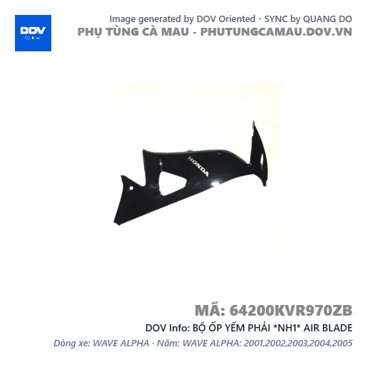 BỘ ỐP YẾM PHẢI *NH1* AIR BLADE — 64200KVR970ZB