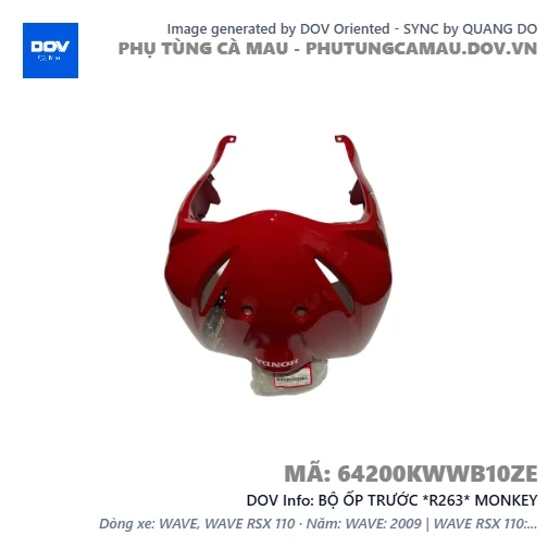 BỘ ỐP TRƯỚC *R263* MONKEY — 64200KWWB10ZE