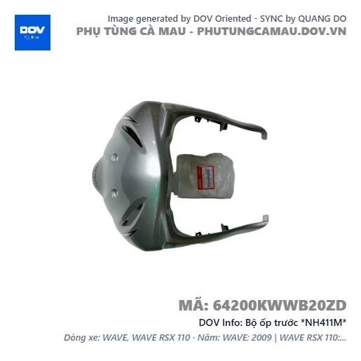 Bộ ốp trước *NH411M* — 64200KWWB20ZD