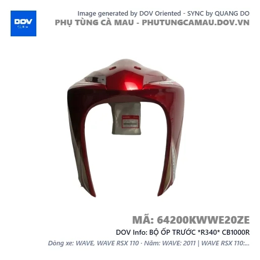 BỘ ỐP TRƯỚC *R340* CB1000R — 64200KWWE20ZE