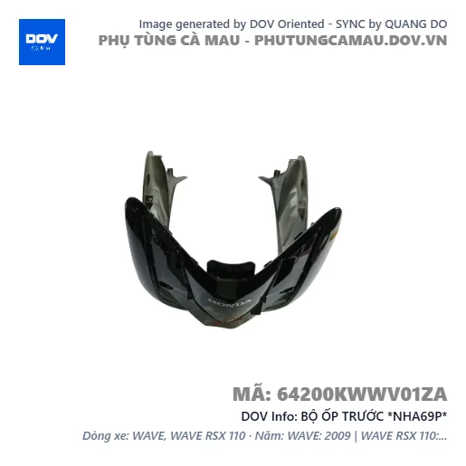 BỘ ỐP TRƯỚC *NHA69P* — 64200KWWV01ZA