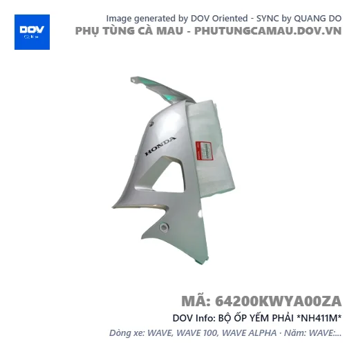 BỘ ỐP YẾM PHẢI *NH411M*  — 64200KWYA00ZA