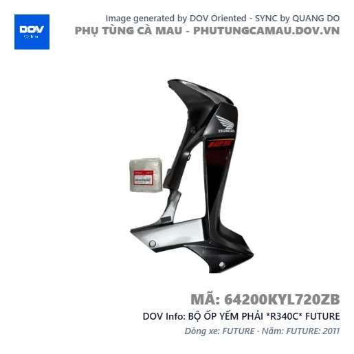 BỘ ỐP YẾM PHẢI *R340C* FUTURE — 64200KYL720ZB