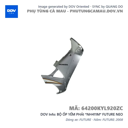 BỘ ỐP YẾM PHẢI *NH411M* FUTURE NEO — 64200KYL920ZC