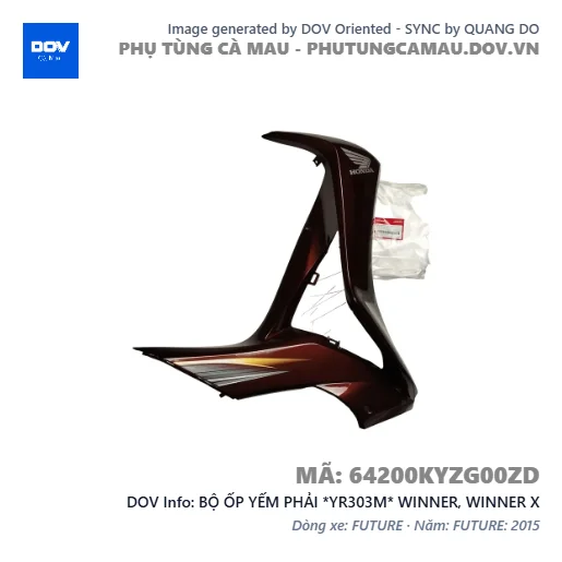 BỘ ỐP YẾM PHẢI *YR303M* WINNER, WINNER X — 64200KYZG00ZD