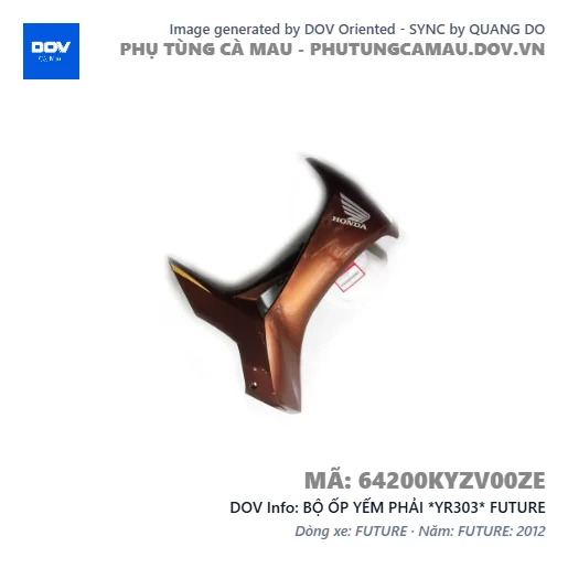 BỘ ỐP YẾM PHẢI *YR303* FUTURE — 64200KYZV00ZE