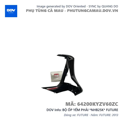 BỘ ỐP YẾM PHẢI *NHB25K* FUTURE — 64200KYZV60ZC