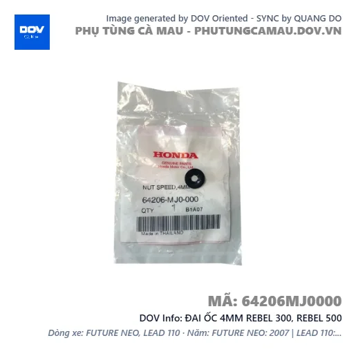 ĐAI ỐC 4MM REBEL 300, REBEL 500 — 64206MJ0000