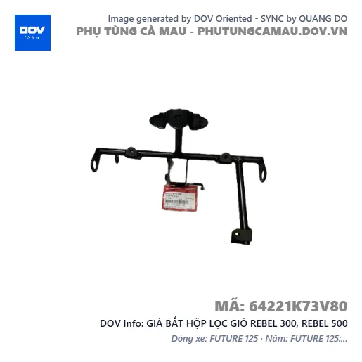 GIÁ BẮT HỘP LỌC GIÓ REBEL 300, REBEL 500 — 64221K73V80