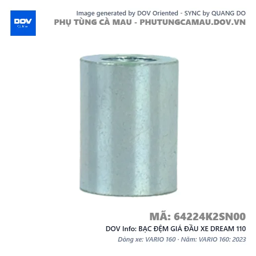 BẠC ĐỆM GIÁ ĐẦU XE DREAM 110 — 64224K2SN00