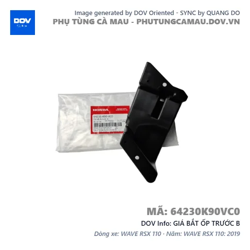 GIÁ BẮT ỐP TRƯỚC B — 64230K90VC0