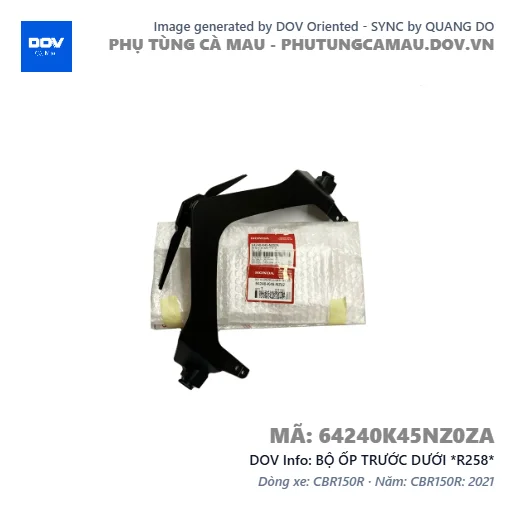 BỘ ỐP TRƯỚC DƯỚI *R258*  — 64240K45NZ0ZA