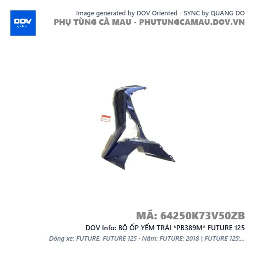 BỘ ỐP YẾM TRÁI *PB389M* FUTURE 125 — 64250K73V50ZB