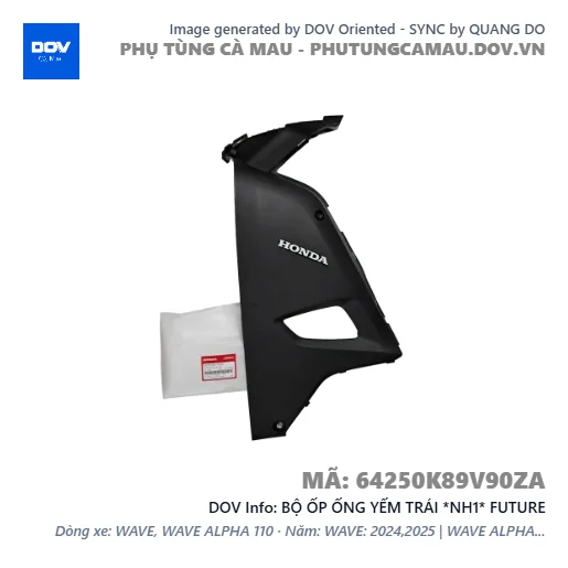 BỘ ỐP ỐNG YẾM TRÁI *NH1* FUTURE — 64250K89V90ZA