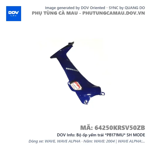 Bộ ốp yếm trái *PB171MU* SH MODE — 64250KRSV50ZB