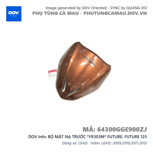BỘ MẶT NẠ TRƯỚC *YR303M* FUTURE, FUTURE 125 — 64300GGE900ZJ