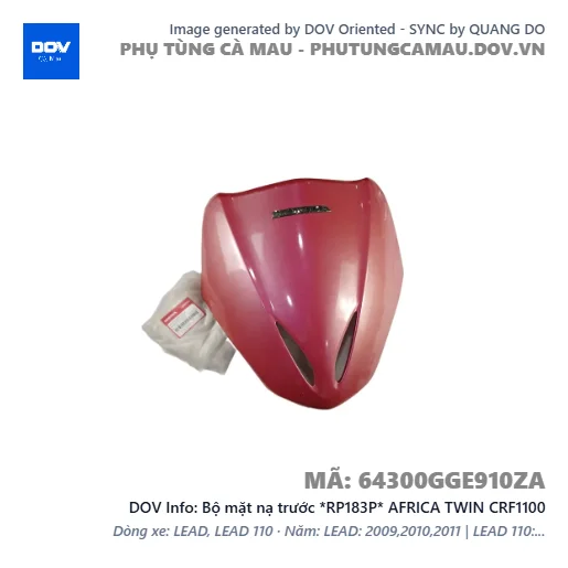 Bộ mặt nạ trước *RP183P* AFRICA TWIN CRF1100 — 64300GGE910ZA