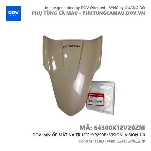 ỐP MẶT NẠ TRƯỚC *YR299P* VISION, VISION 110 — 64300K12V20ZM