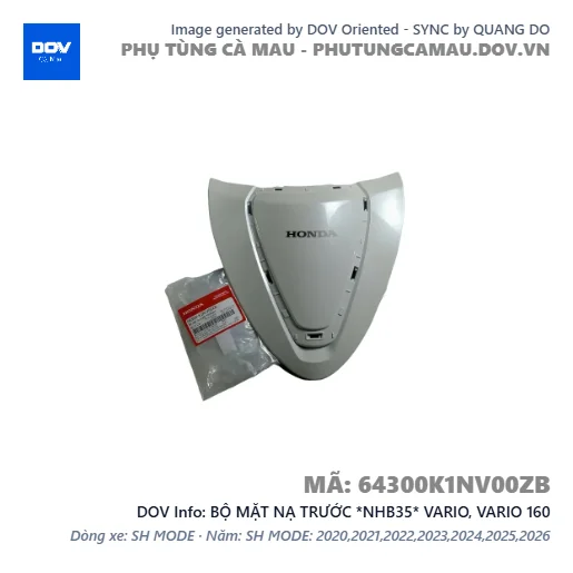 BỘ MẶT NẠ TRƯỚC *NHB35* VARIO, VARIO 160 — 64300K1NV00ZB