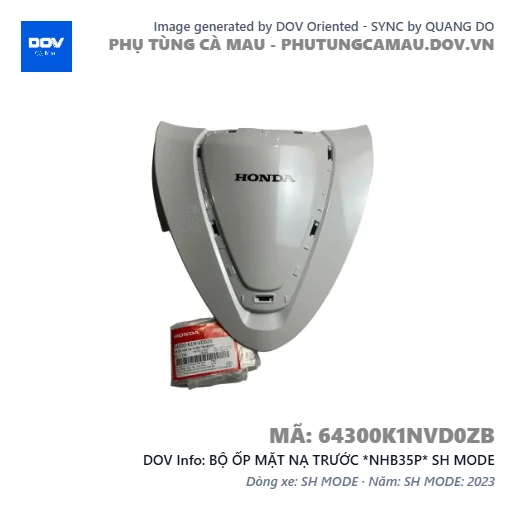 BỘ ỐP MẶT NẠ TRƯỚC *NHB35P* SH MODE — 64300K1NVD0ZB