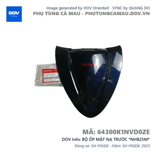 BỘ ỐP MẶT NẠ TRƯỚC *NHB25M*  — 64300K1NVD0ZE