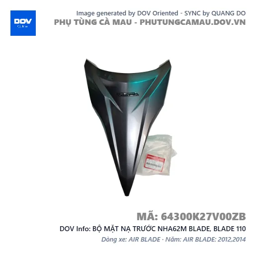 BỘ MẶT NẠ TRƯỚC NHA62M BLADE, BLADE 110 — 64300K27V00ZB