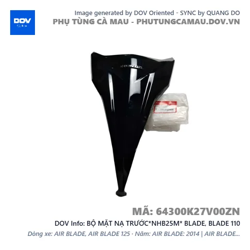 BỘ MẶT NẠ TRƯỚC*NHB25M* BLADE, BLADE 110 — 64300K27V00ZN