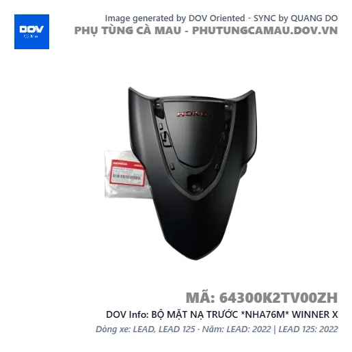 BỘ MẶT NẠ TRƯỚC *NHA76M* WINNER X — 64300K2TV00ZH