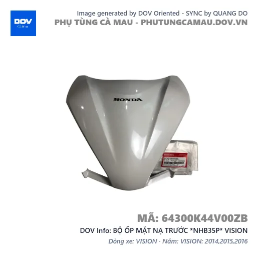 BỘ ỐP MẶT NẠ TRƯỚC *NHB35P* VISION — 64300K44V00ZB