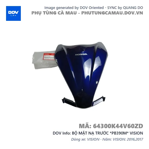 BỘ MẶT NẠ TRƯỚC *PB390M* VISION — 64300K44V60ZD