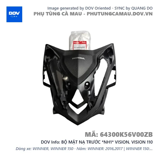 BỘ MẶT NẠ TRƯỚC *NH1* VISION, VISION 110 — 64300K56V00ZB