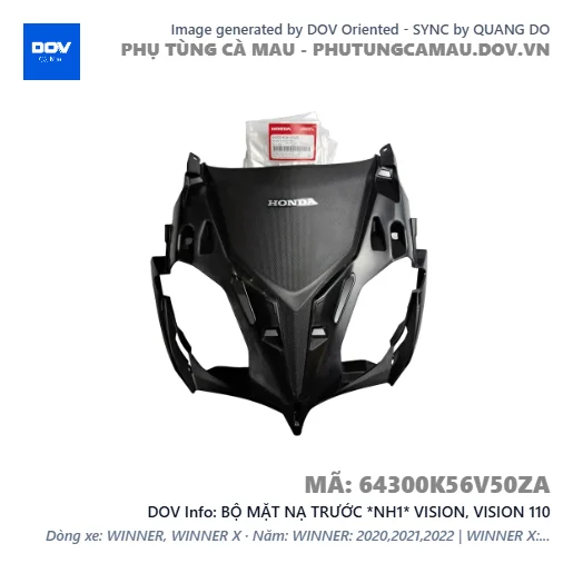 BỘ MẶT NẠ TRƯỚC *NH1* VISION, VISION 110 — 64300K56V50ZA