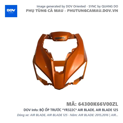 BỘ ỐP TRƯỚC *YR322C* AIR BLADE, AIR BLADE 125 — 64300K66V00ZL