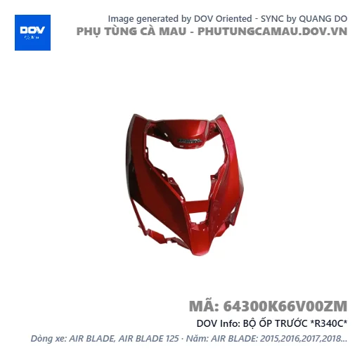 BỘ ỐP TRƯỚC *R340C*  — 64300K66V00ZM