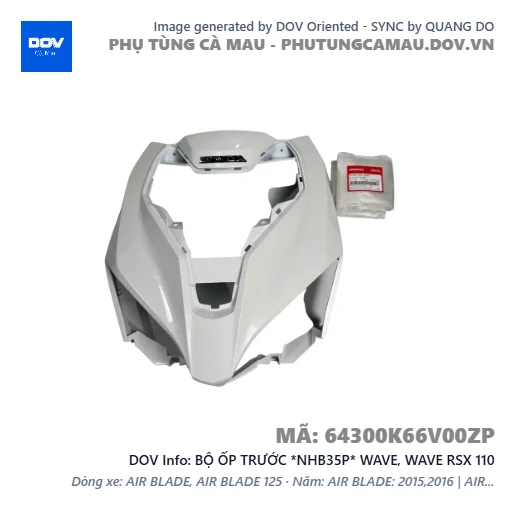 BỘ ỐP TRƯỚC *NHB35P* WAVE, WAVE RSX 110 — 64300K66V00ZP