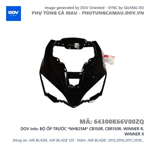 BỘ ỐP TRƯỚC *NHB25M* CB150R, CBR150R, WINNER R, WINNER X — 64300K66V00ZQ