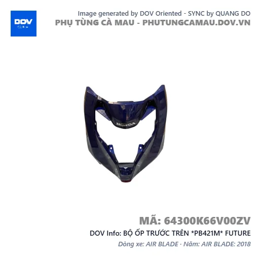 BỘ ỐP TRƯỚC TRÊN *PB421M* FUTURE — 64300K66V00ZV