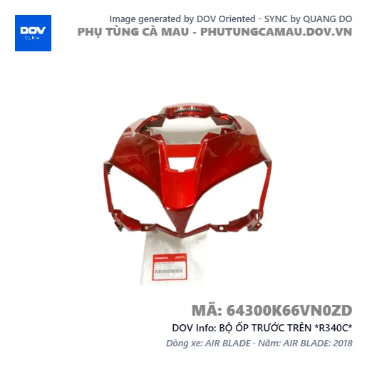 BỘ ỐP TRƯỚC TRÊN *R340C*  — 64300K66VN0ZD