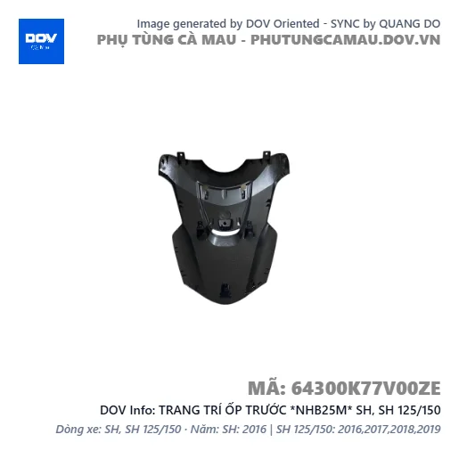 TRANG TRÍ ỐP TRƯỚC *NHB25M* SH, SH 125/150 — 64300K77V00ZE