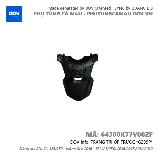 TRANG TRÍ ỐP TRƯỚC *G209P* — 64300K77V00ZF