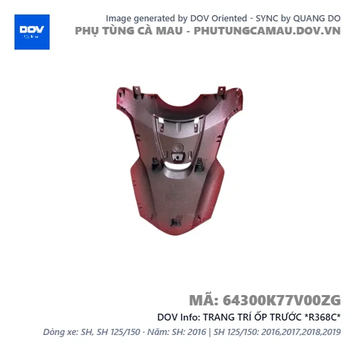 TRANG TRÍ ỐP TRƯỚC *R368C*  — 64300K77V00ZG