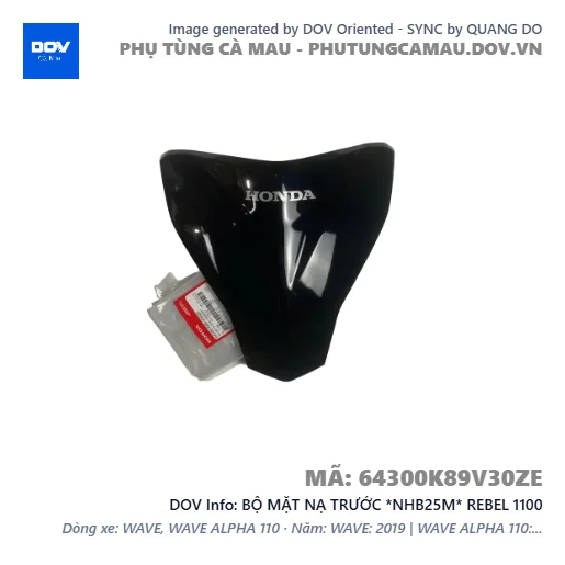 BỘ MẶT NẠ TRƯỚC *NHB25M* REBEL 1100 — 64300K89V30ZE