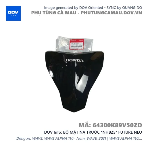 BỘ MẶT NẠ TRƯỚC *NHB25* FUTURE NEO — 64300K89V50ZD