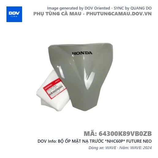 BỘ ỐP MẶT NẠ TRƯỚC *NHC60P* FUTURE NEO — 64300K89VB0ZB